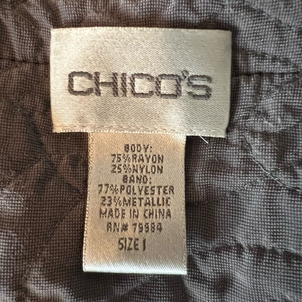 Chico’s Single Button Ruffle Trim Jacket - image 7